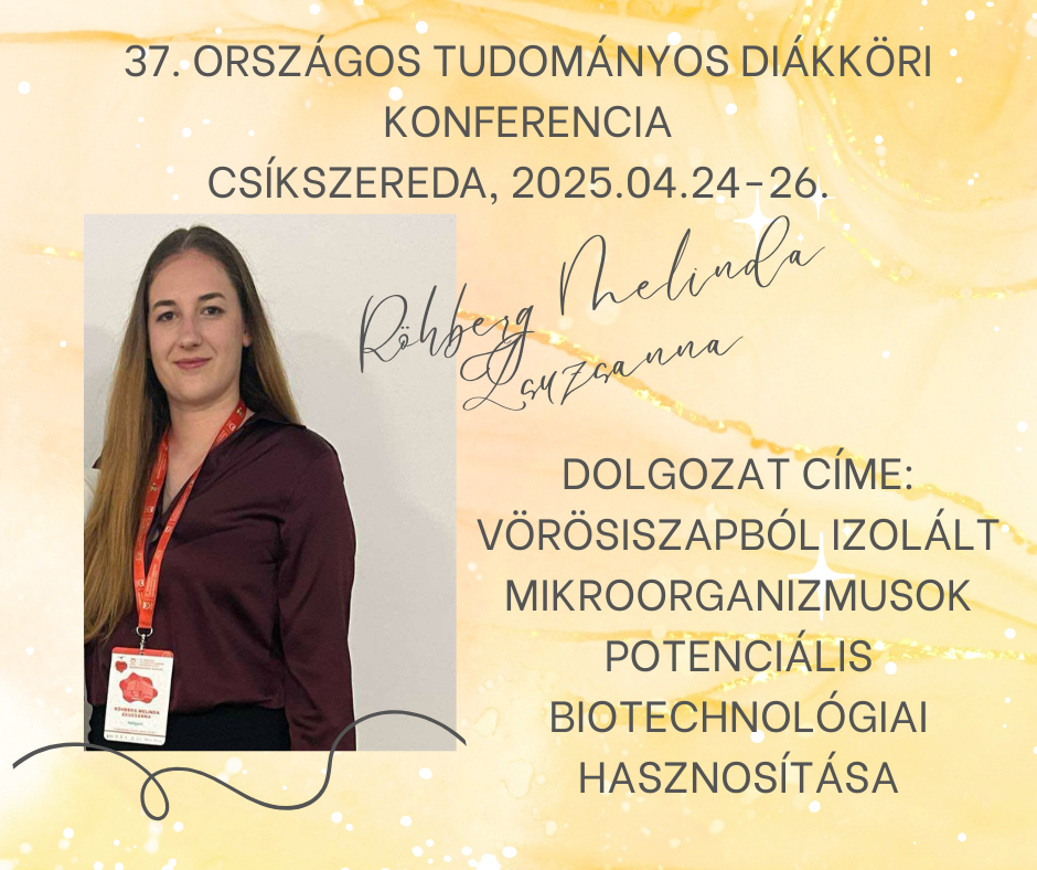 OTDK részvétel BIOBAUX témával